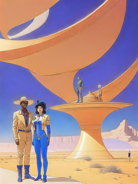 00711-706061717-a painting of two people standing on top of a giant alien ship in the desert by Moebius Jean Giraud.png